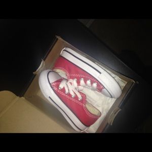 Red Baby Converse
